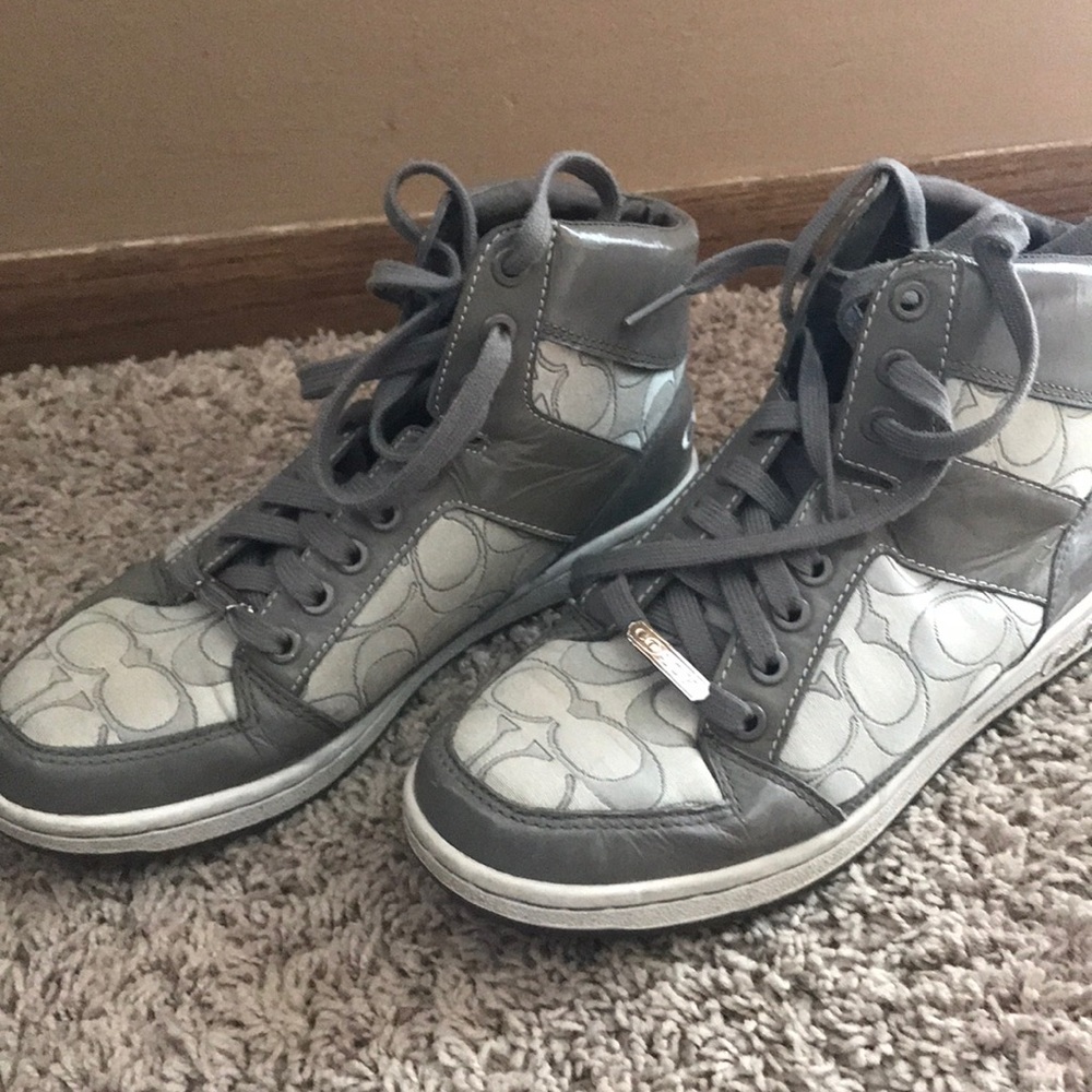 Coach high tops size 7.5